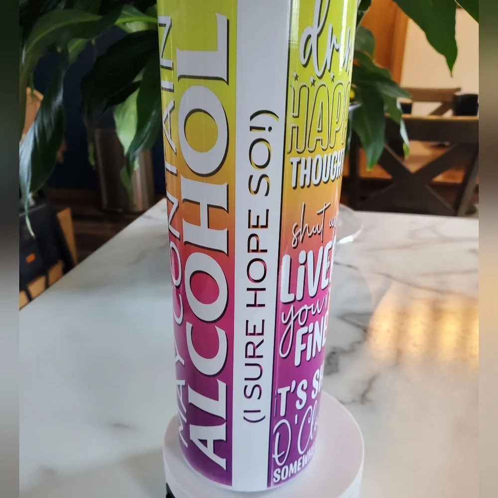 Funny Drinking Quotes 30oz Tumbler with duo lids 🎉sale